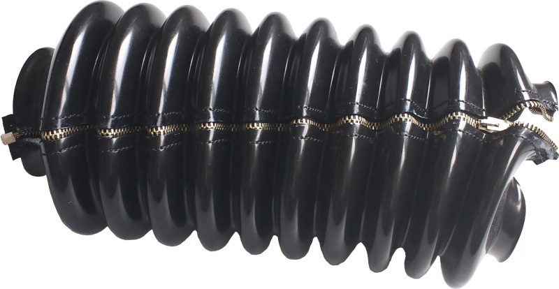 Faltenbalg aus Gummi, schwarz, für Maschinen mit Innendurchmesser
